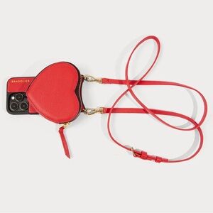 Bandolier Scarlet Heart Crossbody Phone Case for 13 Pro Max